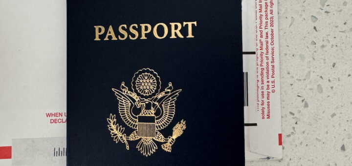 Passport Book via Priority Mail